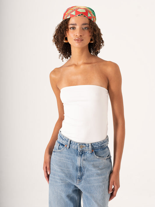 La Cascata Geometrica – Geometrik Desenli Fular (68x68 cm)