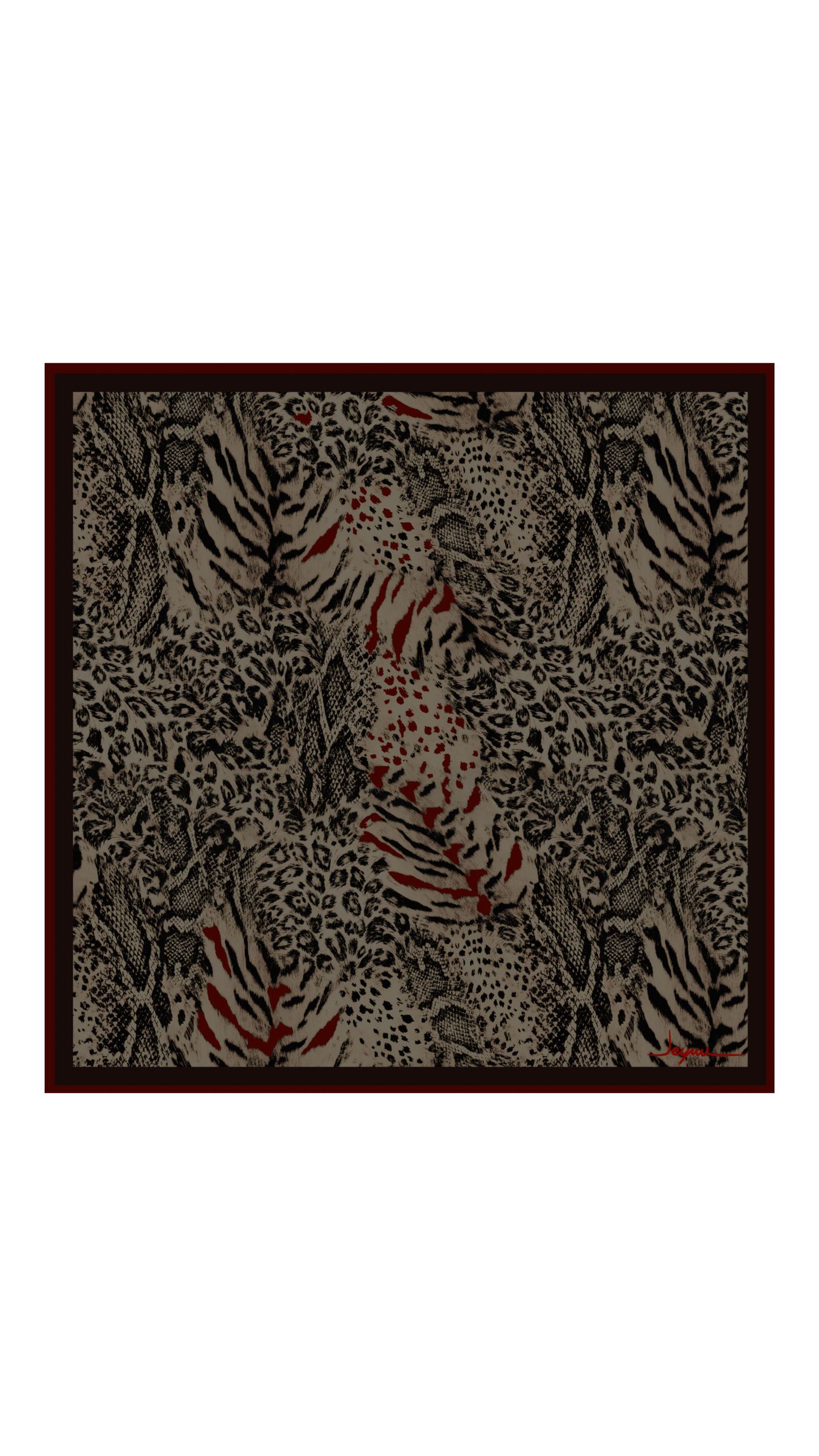 Creatura Nobile | 123x123 Alfa Silk Şal/Fular