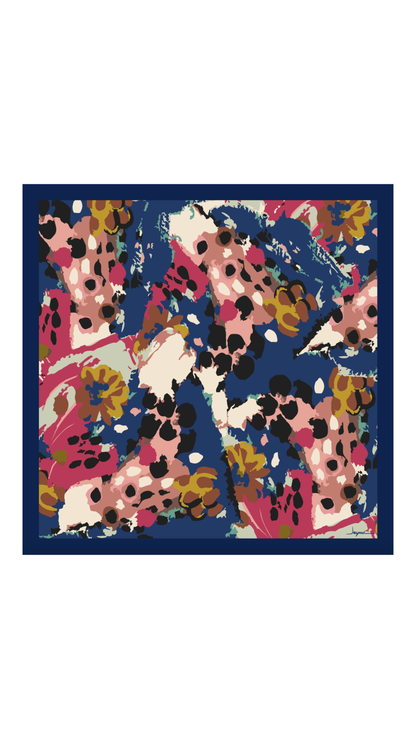 Vento Colorato 68x68 pastel boya desenli orta boy fular