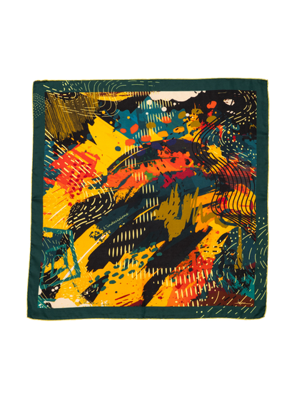 L’Indecisione – Soyut ve Duygusal Temalı Fular (123x123 cm)