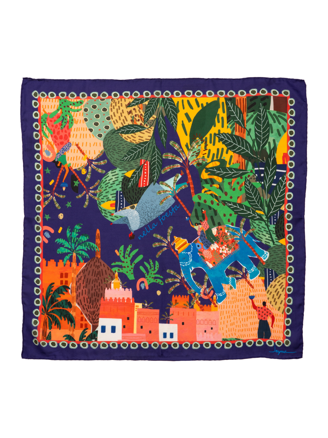 Villaggio nella Foresta 68x68 Fular