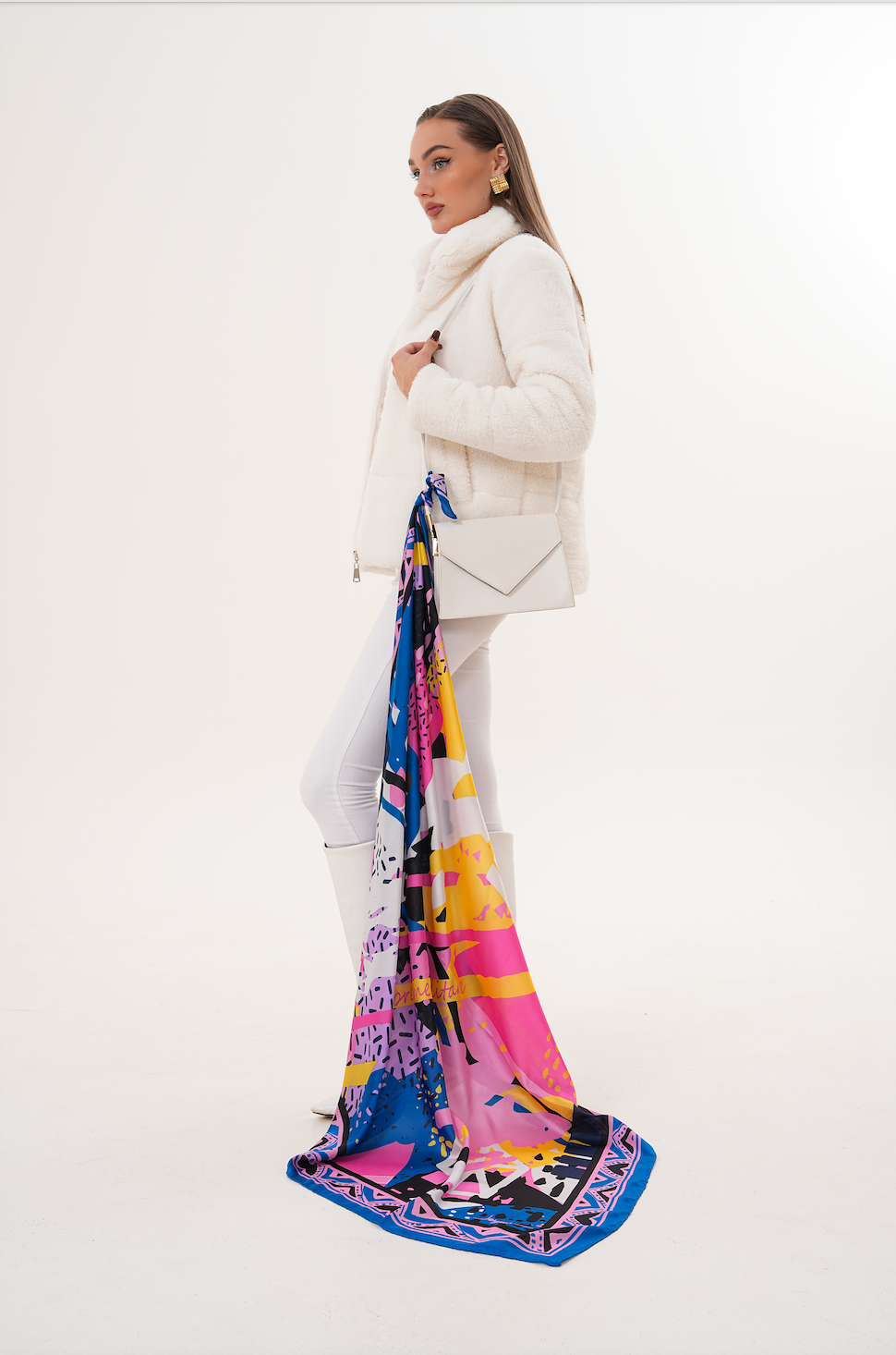 Ombre Metropolitane 123x123 Alfa Silk Fular