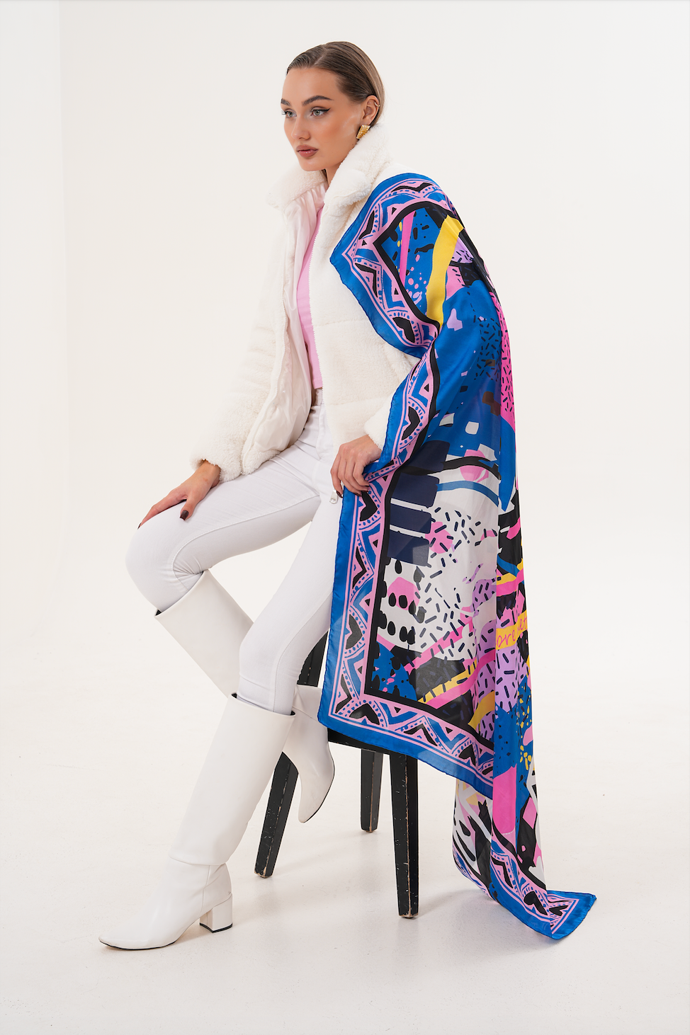 Ombre Metropolitane 123x123 Alfa Silk Fular