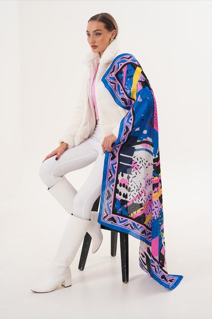 Ombre Metropolitane 123x123 Alfa Silk Fular