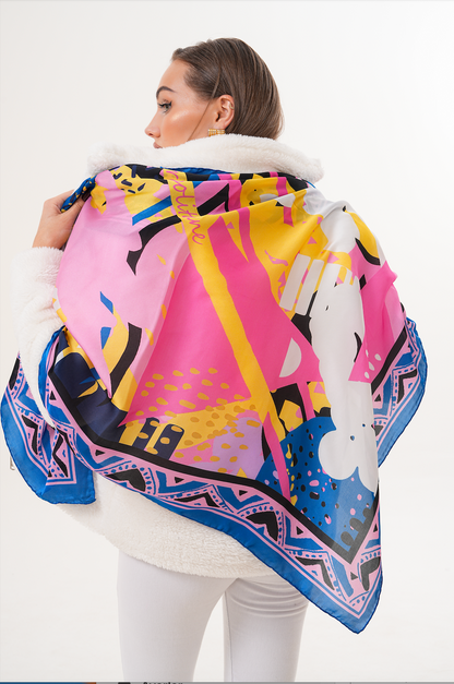 Ombre Metropolitane 123x123 Alfa Silk Fular