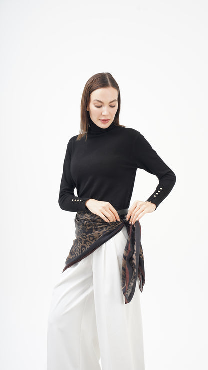 Creatura Nobile | 123x123 Alfa Silk Şal/Fular