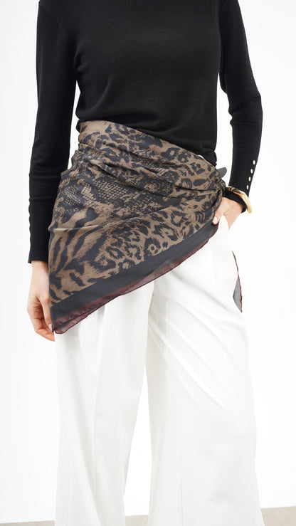 Creatura Nobile | 123x123 Alfa Silk Şal/Fular