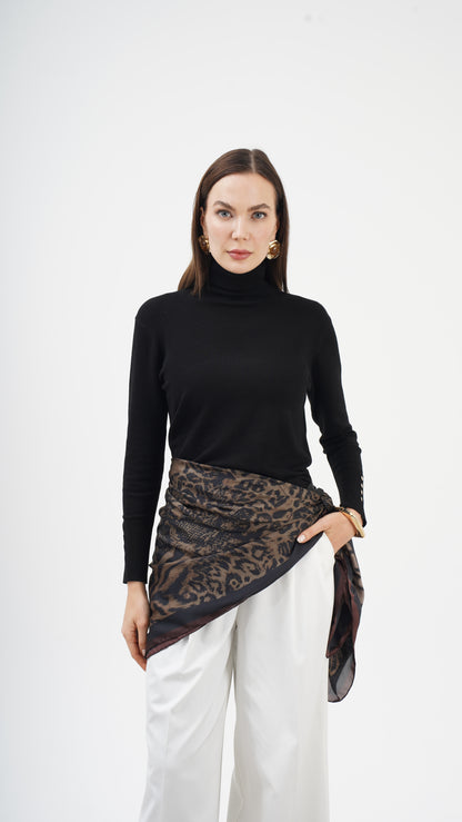 Creatura Nobile | 123x123 Alfa Silk Şal/Fular