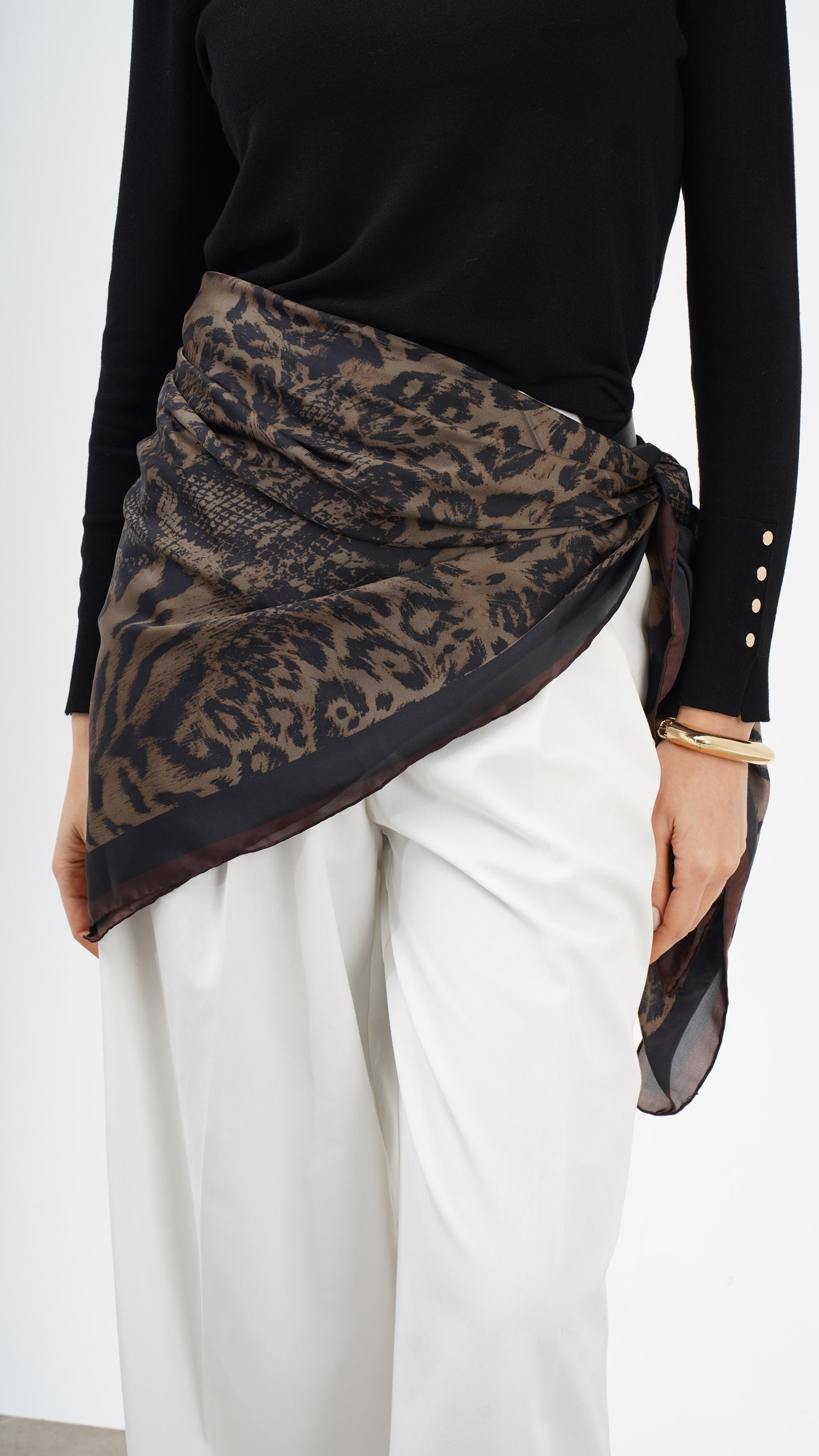 Creatura Nobile | 123x123 Alfa Silk Şal/Fular