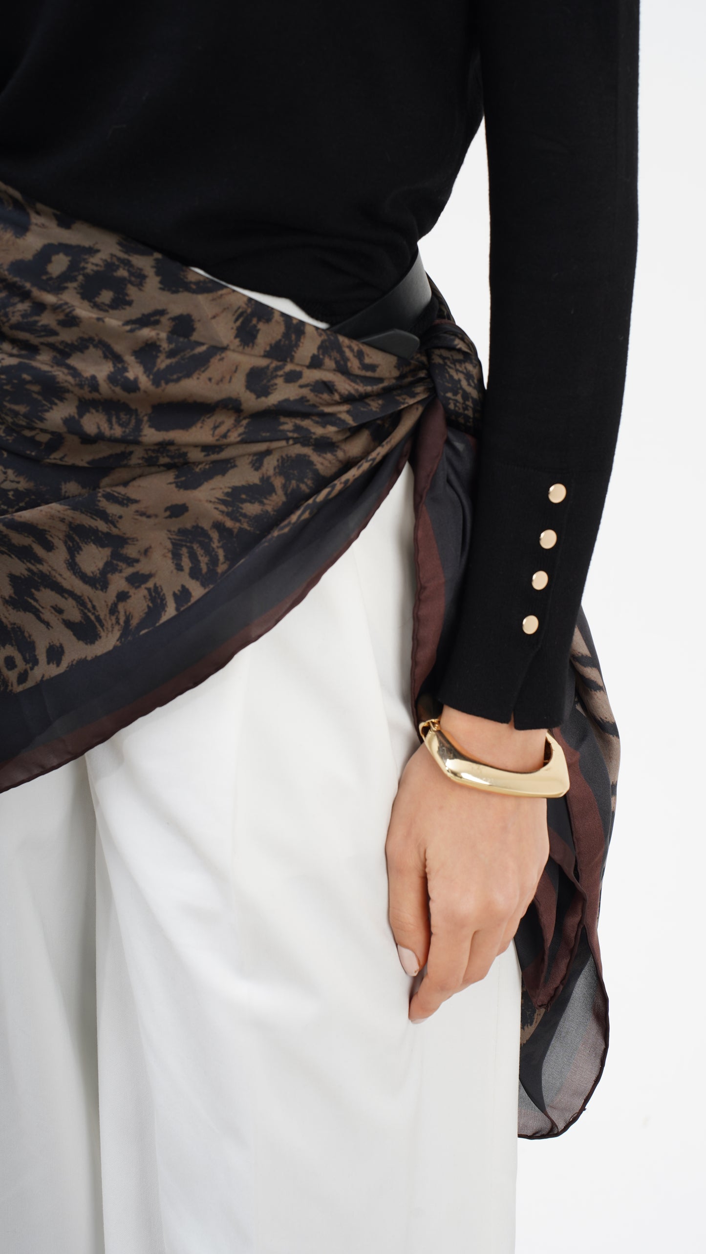 Creatura Nobile | 123x123 Alfa Silk Şal/Fular