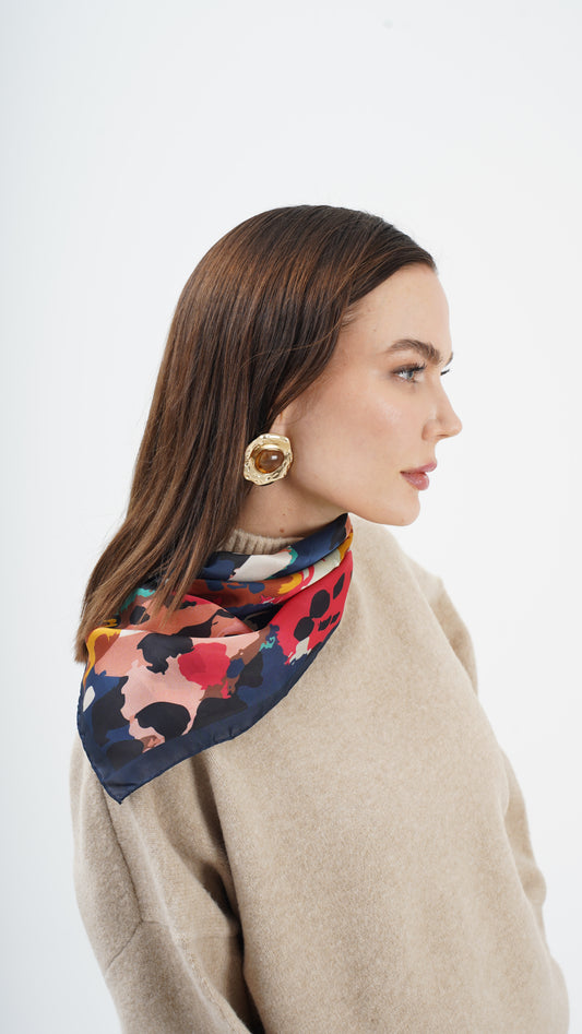 Vento Colorato 68x68 pastel boya desenli orta boy fular