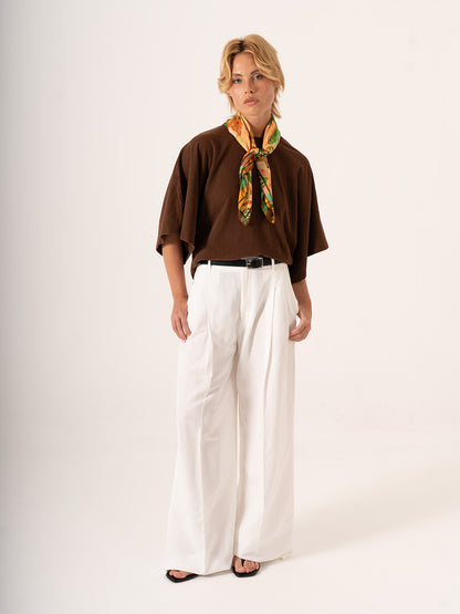 Gli Alberi Piangenti – Melankolik Doğa Temalı Fular (68x68 cm)