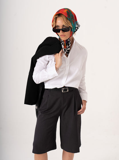 Sangue e Antidoto – Kontrast Desenli Fular (68x68 cm)