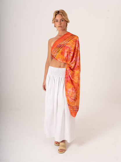 Amore Segreto – Romantik Sanatsal Fular (123x123 cm)