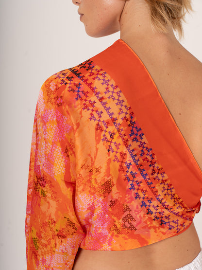 Amore Segreto – Romantik Sanatsal Fular (123x123 cm)