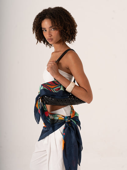 Festival dei Fiori – Çiçek Desenli Fular (68x68 cm)