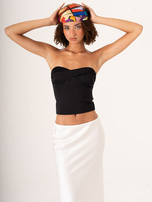 Le Donne e Gli Occhi – Sembolik Portre Desenli Fular (68x68 cm)