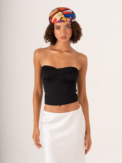 Le Donne e Gli Occhi – Sembolik Portre Desenli Fular (68x68 cm)